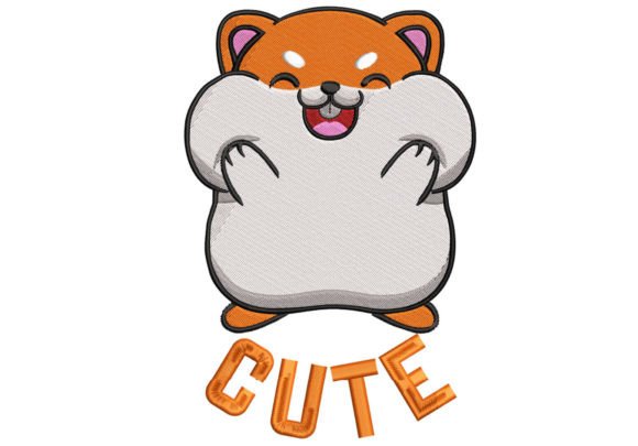 Adorable Hamster Embroidery: A Charming Addition