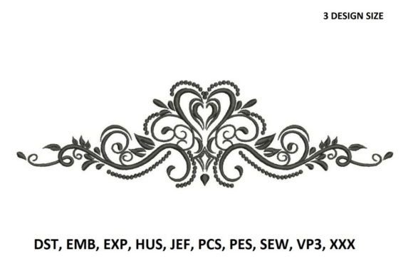 Border Embroidery: A Versatile Design for Boutique Sweatshirts