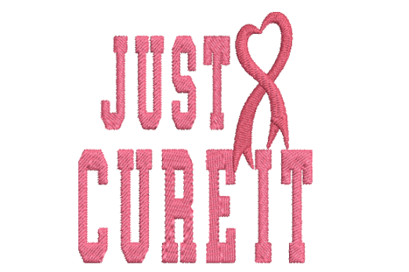 Cancer Awareness Machine Embroidery for Holiday Collections