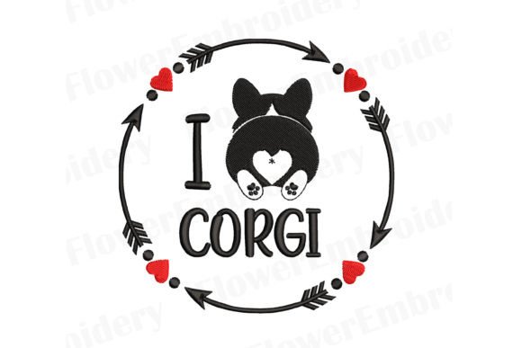 Corgi Dog Embroidery: A Charming Design Review