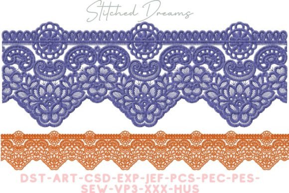 Elevate Textiles with Floral Elegance Border Design