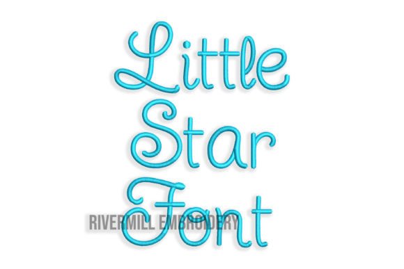 Review of 2 Little Star Embroidery Font